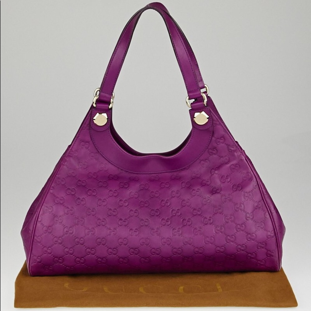 Vintage 2009 Gucci GG shoulder Boho bag - Picture 2 of 6